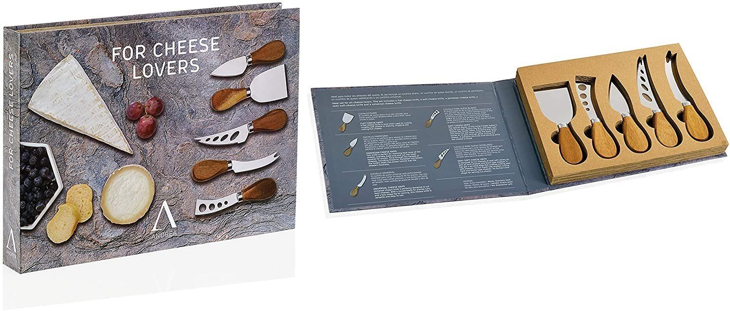 ANDREA HOUSE CC65018 Juego Cuchillos Para Queso 24/48 Horas Andrea House 