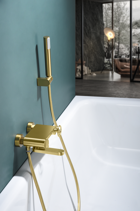 IMEX BDC033-4OC OLIMPO Bathroom / Shower Single-Handle Brushed Gold Kit