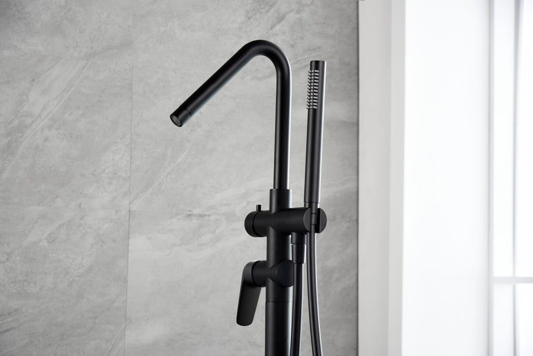 IMEX BBEZ044/NG BELGIUM Freestanding Bathtub Faucet Matte Black