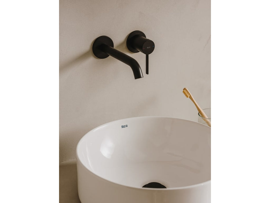 ROCA A5A359ENB0 ONA Grifo Monomando Lavabo Empotrable Negro Mate