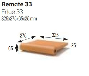 GRES DE ARAGON 900197 NATURAL Remate Piscina 33 (Caja 4 Piezas)