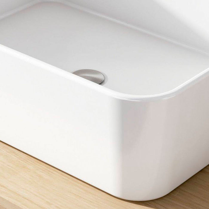 LLAVISAN 509074 Sink Overcounter Rectangular 48X37X13 White