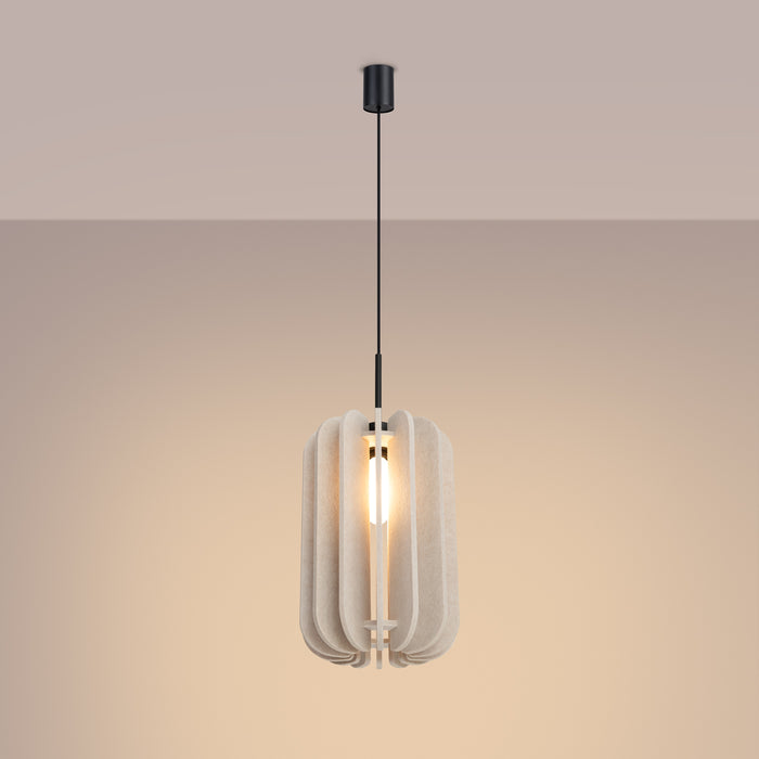 SOLLUX SL.1857 Lámpara colgante MULA 27 beige beige/negro