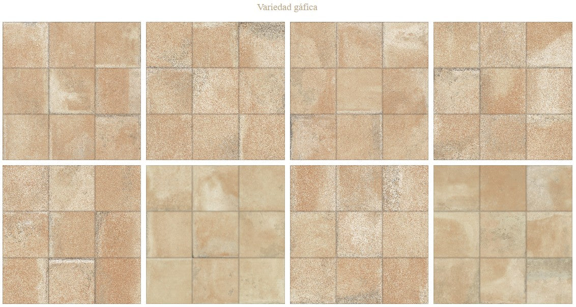 LA PLATERA KUBE QUINTA TERRA 45x45 Porcelánico Esmaltado