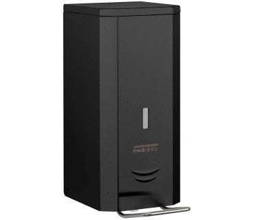 MEDICLINICS DJFP035B Dosificador de Jabón Liquido Supeficie Negro Palanca 1,5 l Jabón Espuma