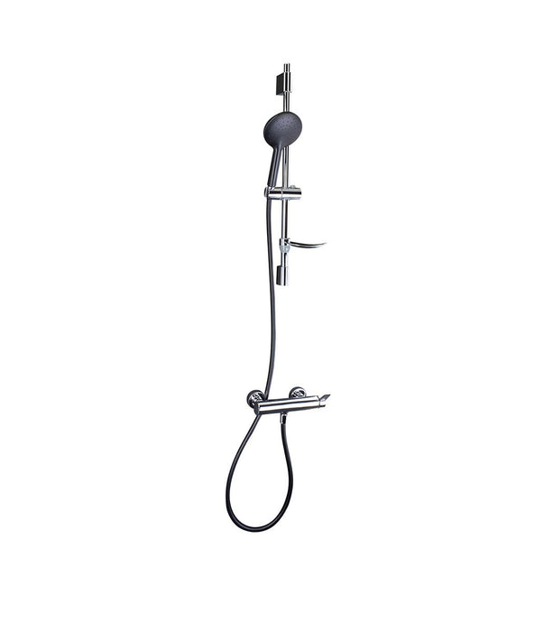 ARCOBAÑ LOPBSL  Lote Ducha Black + Barra Slim