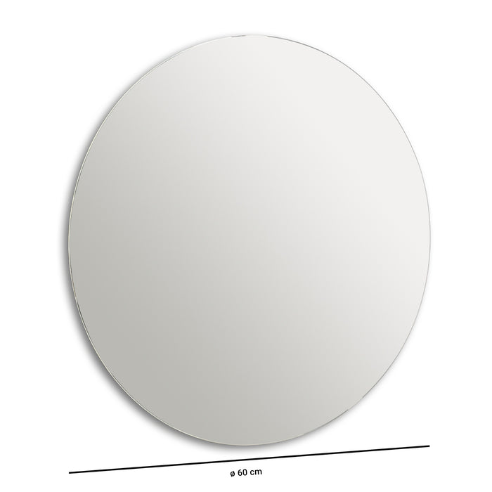 GEDY 34030000000 ANTHONY Espejo de pared con LED ø 60 cm canto pulido