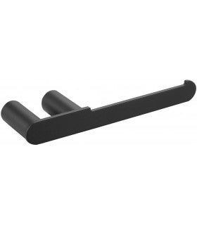 MEDICLINICS AI1321B AURA Portarrollos Negro Mate Papel Higiénico