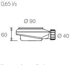 BATHME ZERO Shower Tray Gel Coat Color Gray