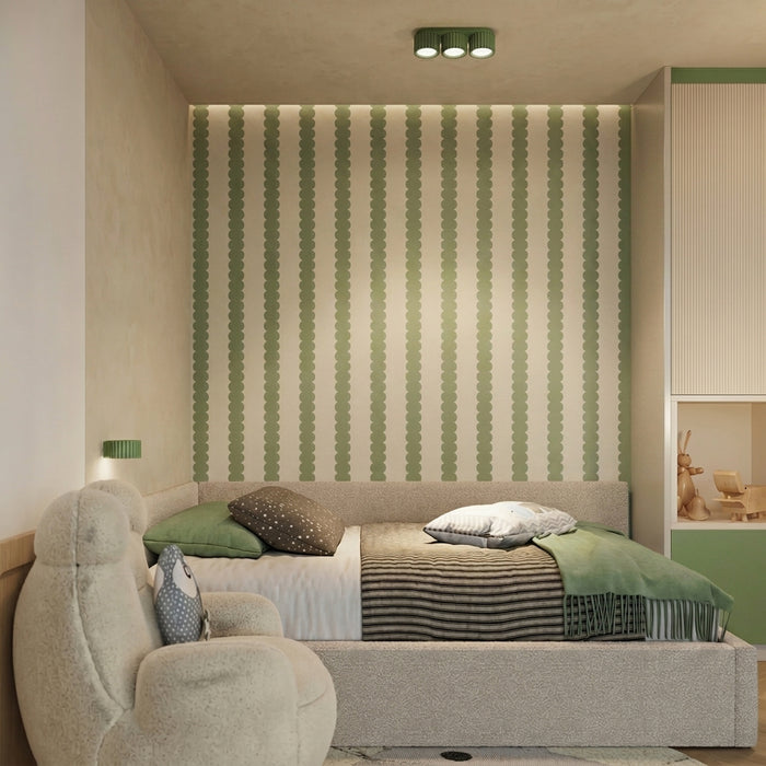 SOLLUX SL.2615 Aplique de pared AURA verde oliva Gx53