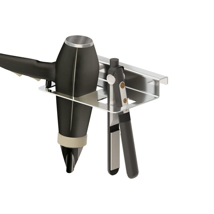 BELTRAN 10477 ETNA Porta Secador Y Planchas De Pelo Colgar En Mueble Acero