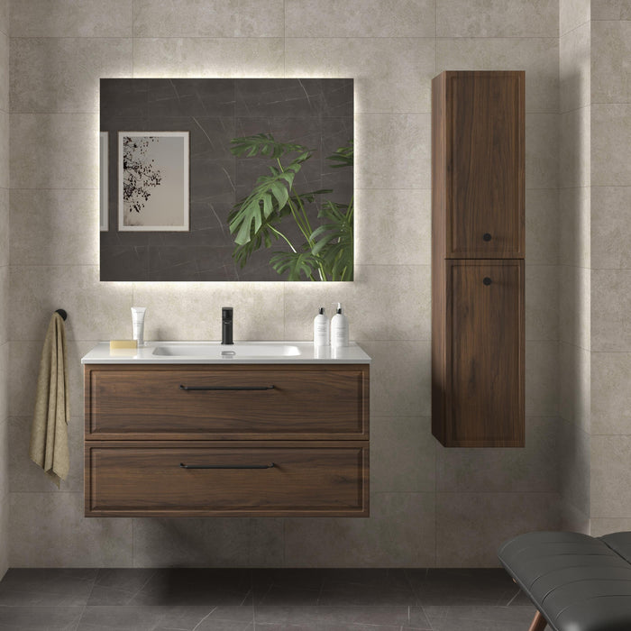 SALGAR RUNA Mueble+Lavabo IBON Color Nogal