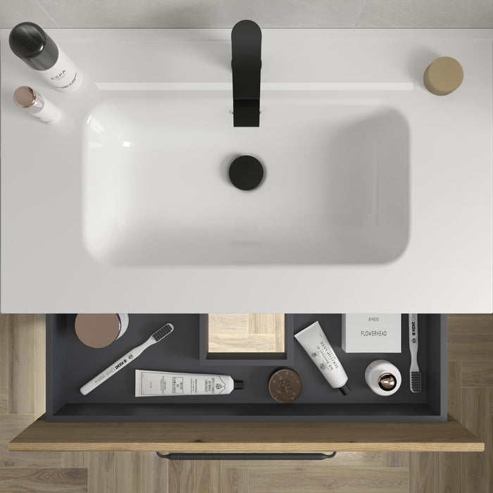 SALGAR RUNA Mueble+Lavabo IBON Color Roble