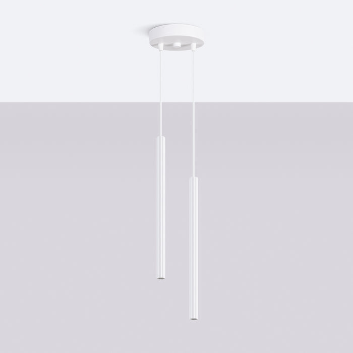 SOLLUX SL.1866 Lámpara colgante ARCHE 2P blanca blanco