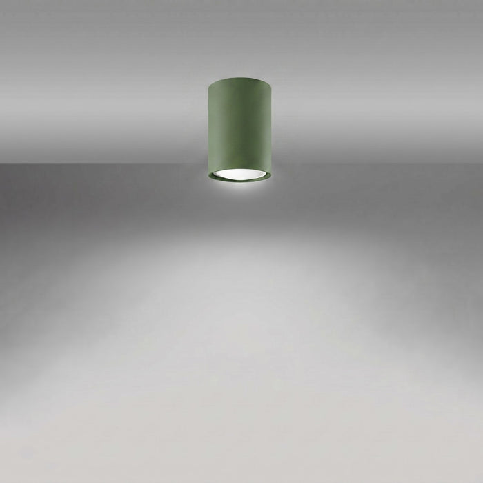 SOLLUX SL.2071 Plafón LAGOS 10 verde oliva