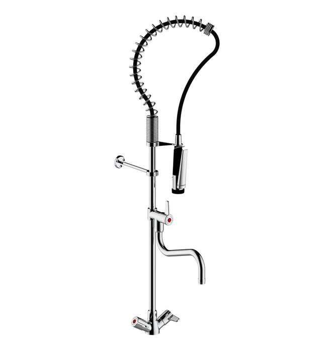 PRESTO 70820 Columna industrial mezcladora bimando Cromo