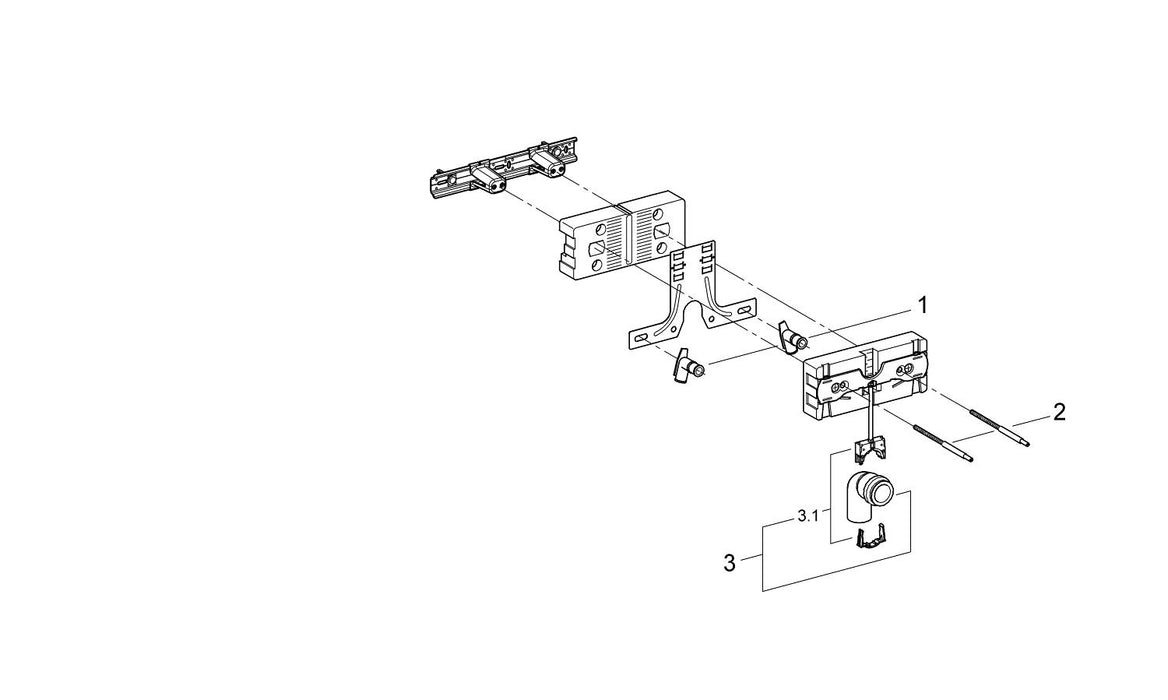 GROHE 13 449 A01 ESSENCE Caño de bañera grafito brillo