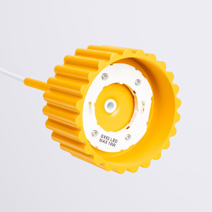 SOLLUX SL.2688 Lámpara colgante AURA 1 amarillo Gx53