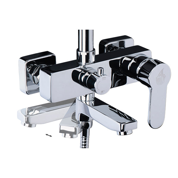 ARCOBAÑ 13GEOX5 GEOX  Columna Ducha Geox5 Monomando Bañera Cuadrado