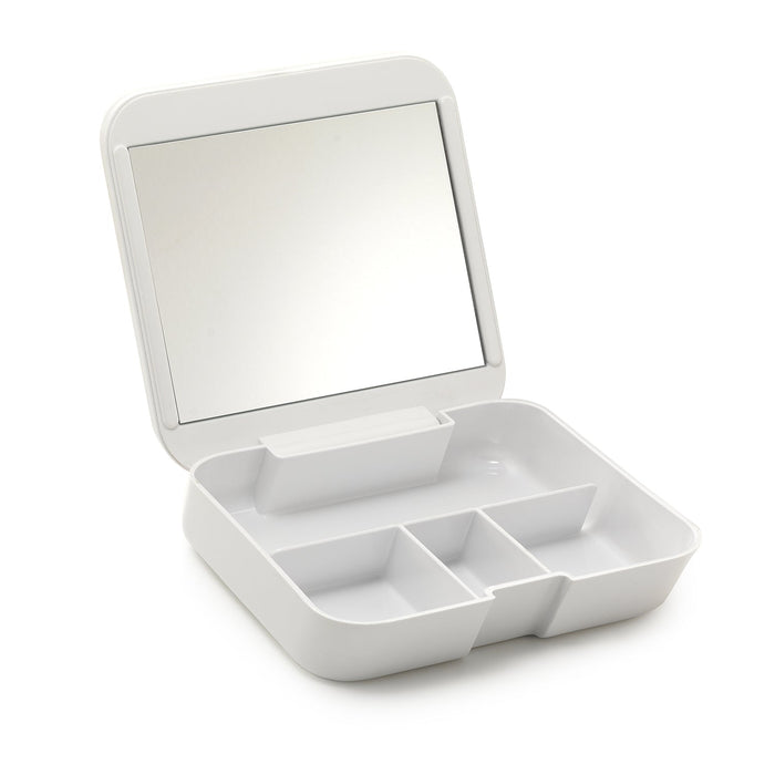 GEDY 63012200300 SEVENTY Organizador Con Espejo Blanco