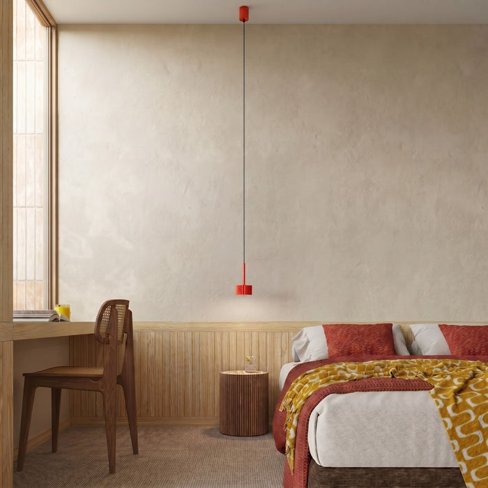 SOLLUX SL.2689 Lámpara colgante AURA 1 rojo Gx53