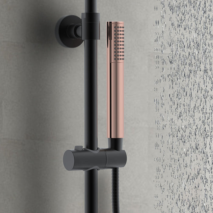 LLAVISAN L117414 Maneral Ducha Redondo 1 Pos. Oro Rosa