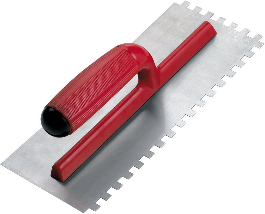 Rubi 25907 Peine de Acero 28 cm (12x12) Mango de Plástico Abierto