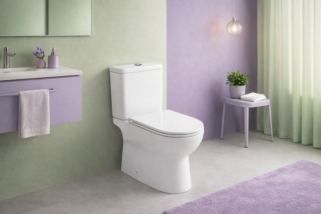 AQUORE 390866 PORTO Inodoro Completo Salida Dual Blanco