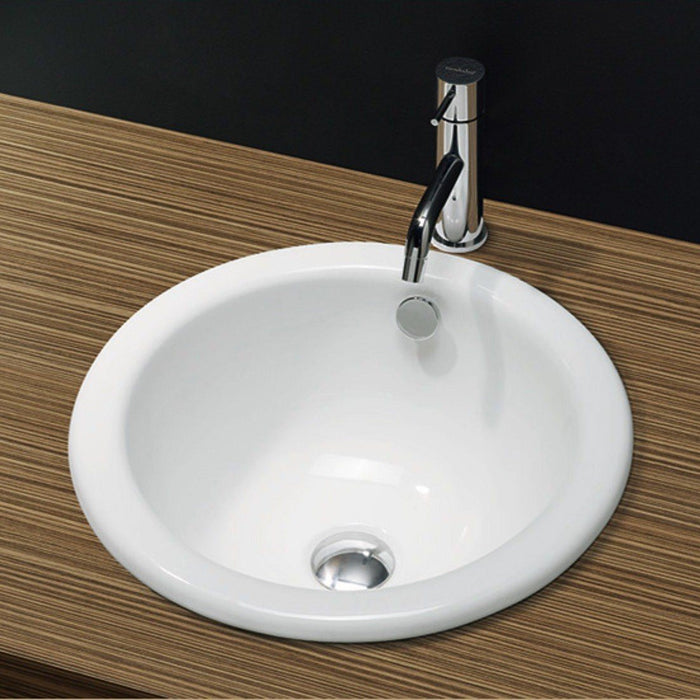 VALADARES 18386002 MONACO Lavabo Encastre Redondo 41 cm Blanco