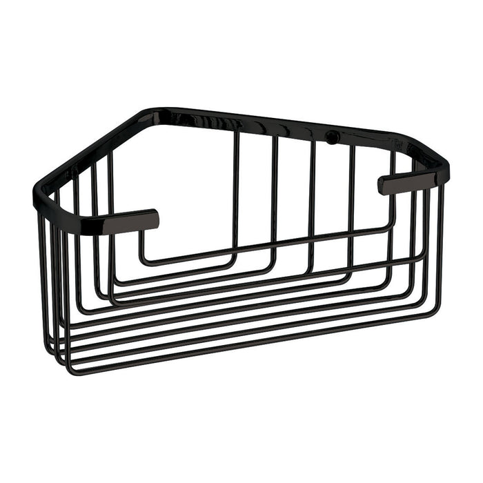 GEDY 24831400900 Portaobjetos Angular Negro Mate