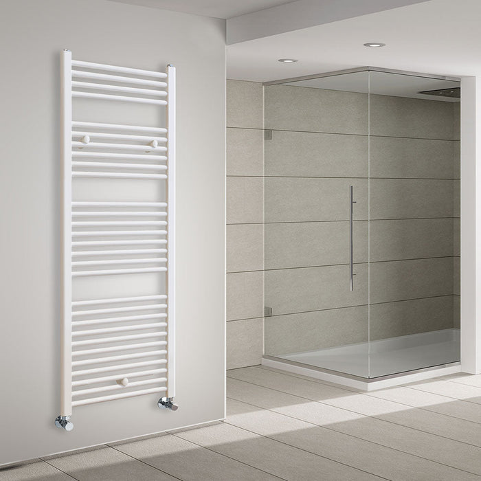 LLAVISAN L307464 Towel Rack Drying Rack for Hot Water Circuit White