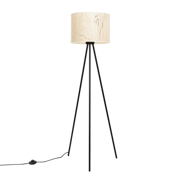 SOLLUX SL.1854 Lámpara de pie NEVIA mármol mármol beige/negro