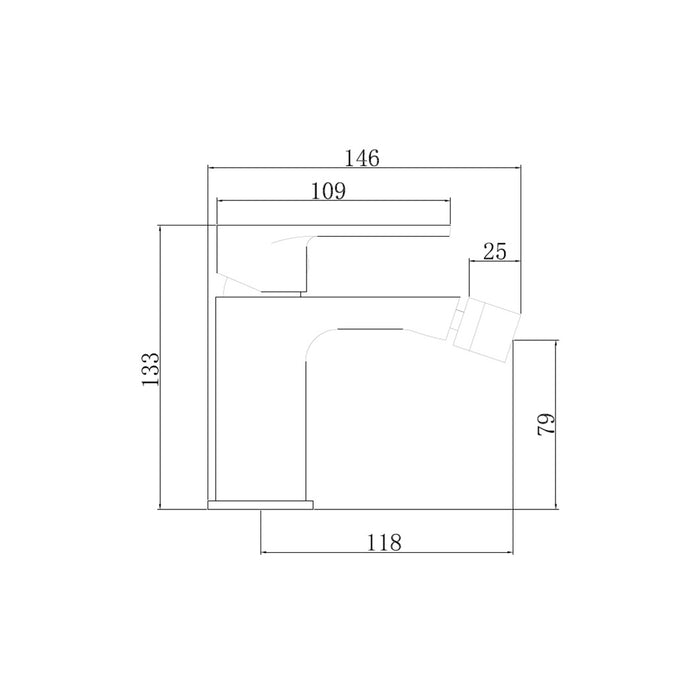 ARCOBAÑ 62BACU ACUARIO Monomando Bidet