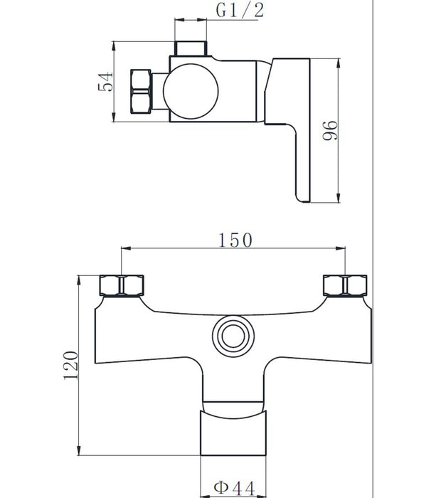 ARCOBAÑ 62PGOLF GOLF  Monomando Ducha Sin Accesorios