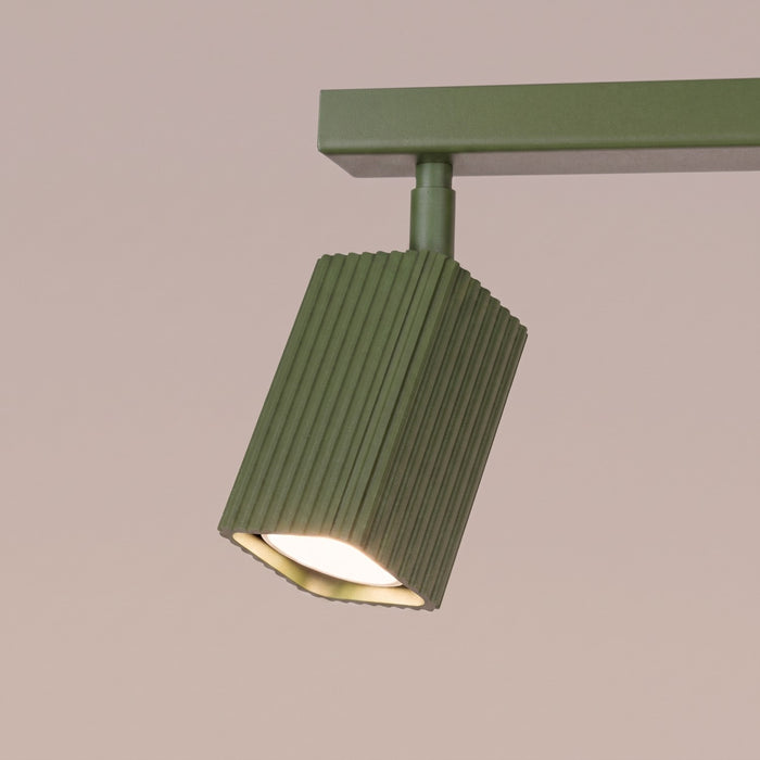 SOLLUX SL.3182 Lámpara De Techo Rayo 6L Verde Oliva