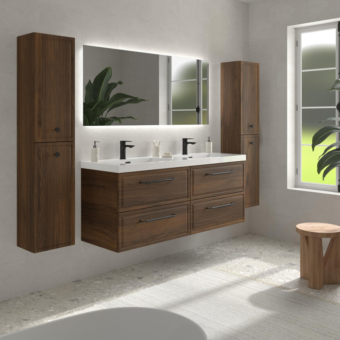SALGAR 122030 RUNA Columna de baño 30cm Nogal