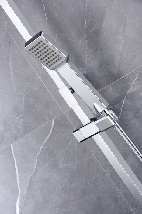 IMEX BDP048 PISA Conjunto Ducha Monomando Cromo