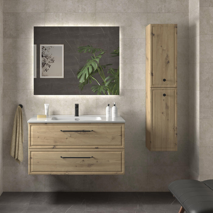 SALGAR RUNA Mueble+Lavabo IBON Color Roble