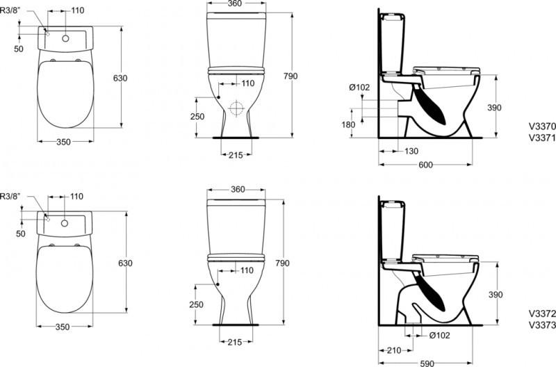IDEAL STANDARD EUROVIT+ Complete Toilet