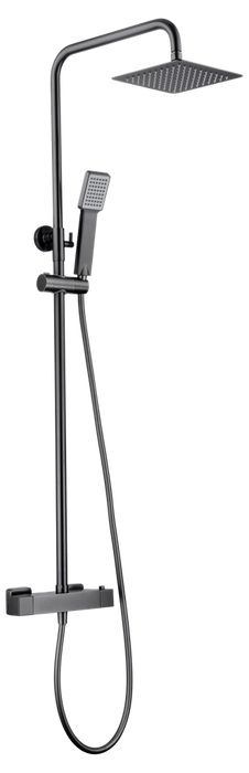 IMEX BTAR025/BGM ART Thermostatic Shower Set Black Gun Metal