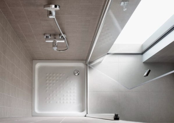 ROCA ITALIA Plato Ducha Rectangular Porcelana Blanco