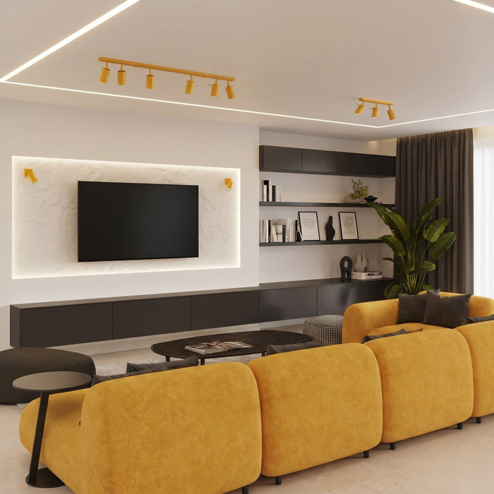 SOLLUX SL.2186 Plafón RING 3P amarillo