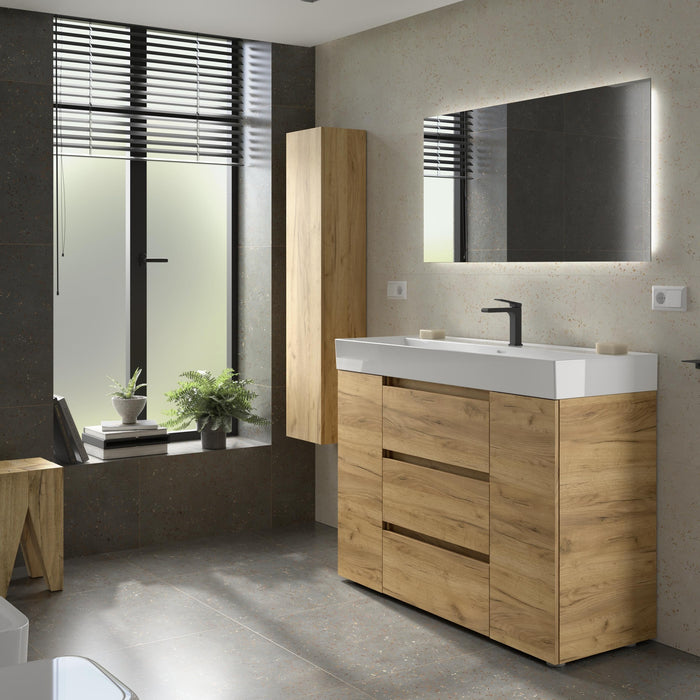 SALGAR BEQUIA PLUS Furniture 3C Sink Veneto 120 cm Oak