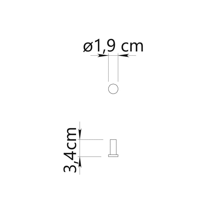 GEDY A2271400000 CANARIE Matte Black Hook