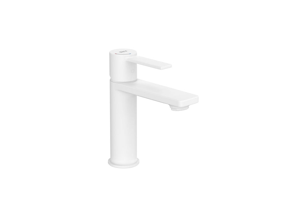 ROCA A5A325FB00 TARGA Grifo Monomando Lavabo con Cold Start Blanco Mate