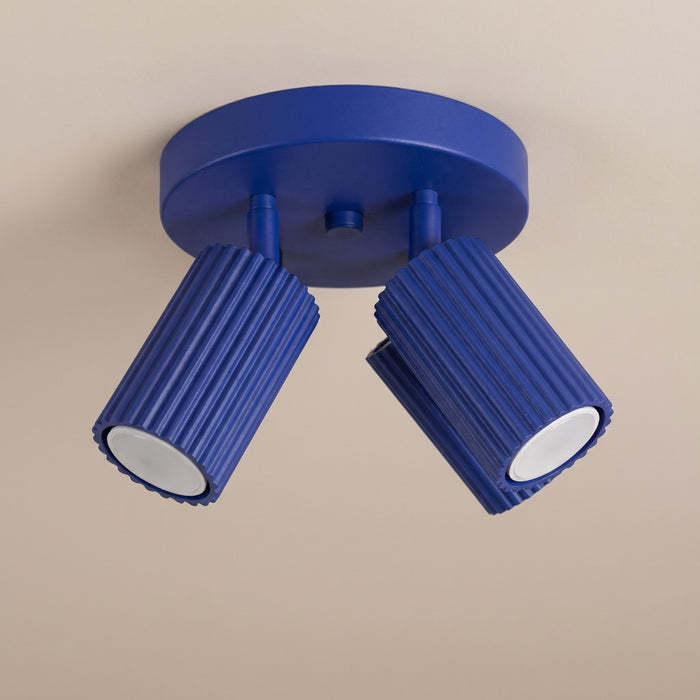 SOLLUX SL.2323 Plafón KARBON 3P ultramarino
