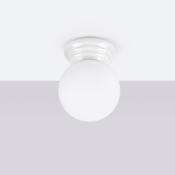 SOLLUX SL.1904 Plafón ZORI blanco IP44 blanco