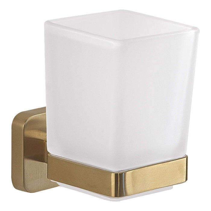 GEDY TO108800100 TONGA Portacepillos Oro Mate