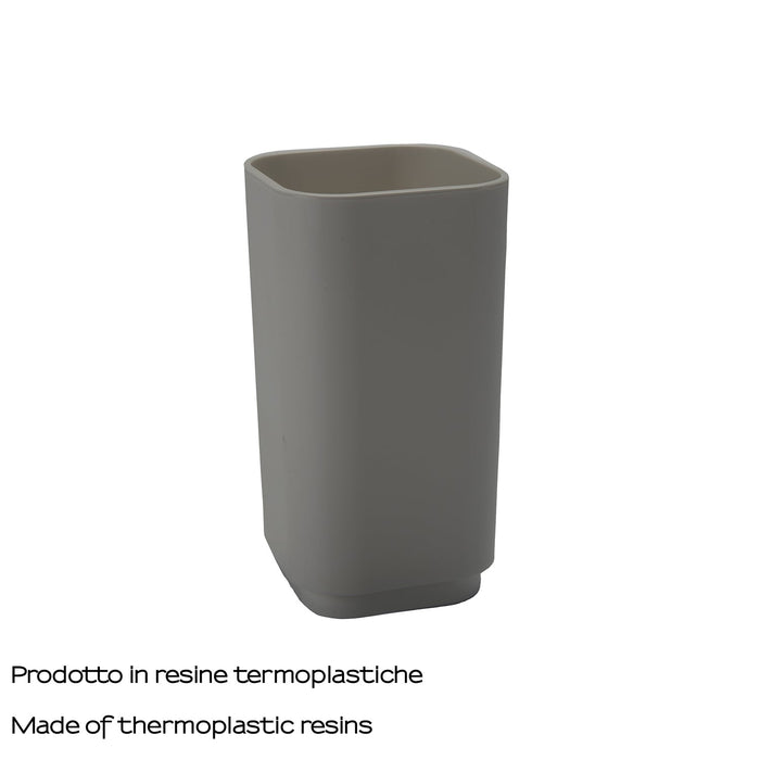 GEDY 63980800300 SEVENTY Gray Toothbrush Holder