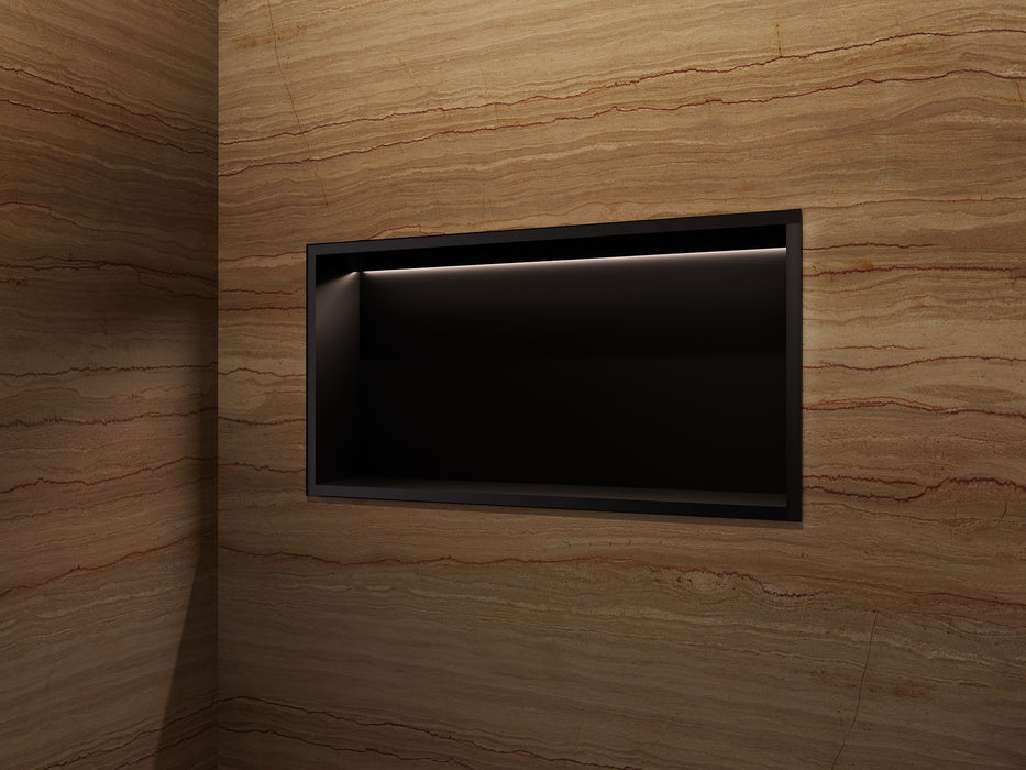 MEDIMEX HOR005/NG OCEANIC Hornacina Con Led 63x33 Negro Mate